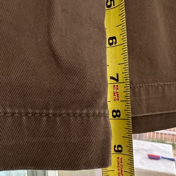 NWT J. Crew 9” City Fit Cotton Chino Shorts Olive Brown size 12 - Picture 15 of 15